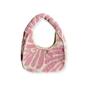 BCBGeneration Small Beaded Hobo Bag